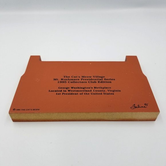 Cat's Meow Village George Washington's Birthplace Located in Westmoreland County - Picture 3 of 8